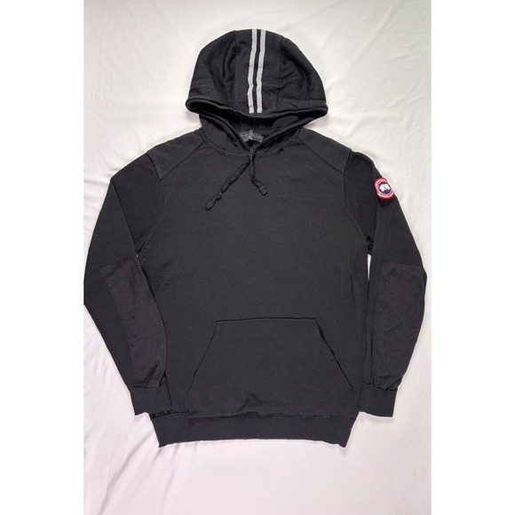Canada Goose Other - Canada Goose Amherst Wool Hoodie Mens L Patch Logo Knit Thrashed Streetwear Gorp